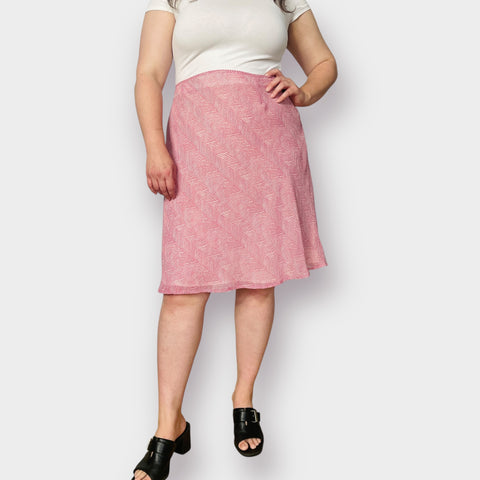 Y2K Jaclyn Smith Pink Skirt Size 18W