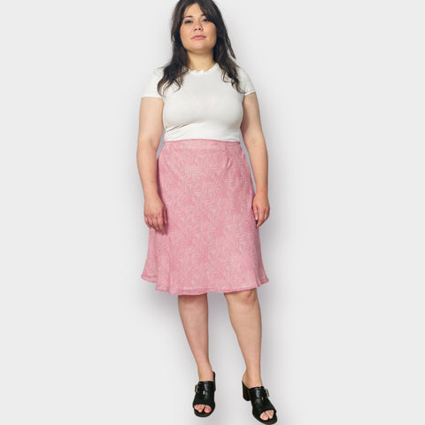 Y2K Jaclyn Smith Pink Skirt Size 18W