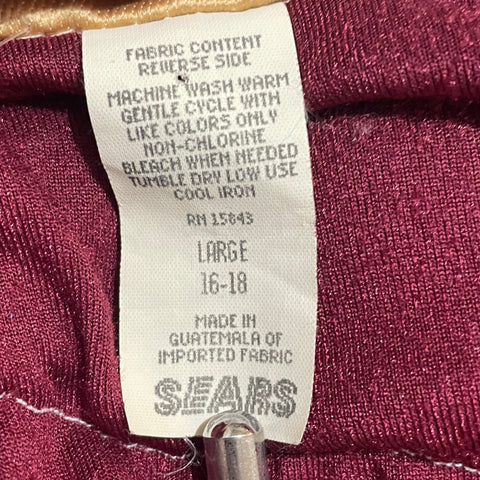 80s Cachet by Sears Burgundy Robe
