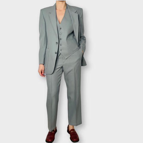 80s JcPenny’s Menstore Gray Three Piece Suit