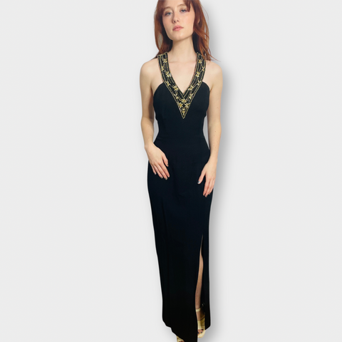 90s Jessica McClintock for Gunne Sax Black Gown Size S CRITERIA VINTAGE 90s Jessica McClintock for Gunne Sax Black Gown Size S CRITERIA VINTAGE